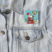 KRIS KRINGLE REDBIRDS, CHRISTMAS BIRDHOUSE BUTTON (Beispiel)