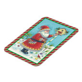 KRIS KRINGLE & REDBIRDS CHRISTMAS KARDINAL MAGNET (Linke Seite)
