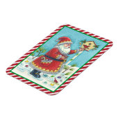 KRIS KRINGLE & REDBIRDS CHRISTMAS KARDINAL MAGNET (Linke Seite)