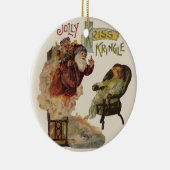 Kris Kringle Santa Claus Viktorianische Weihnachts Keramik Ornament (Rechts)