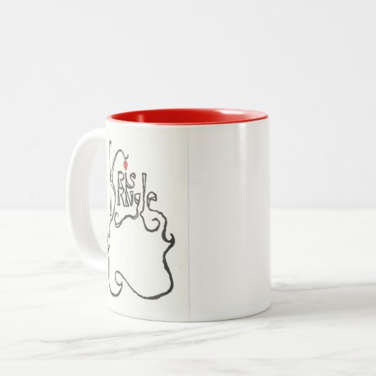Kris Kringle Tasse (Vorderseite Links)