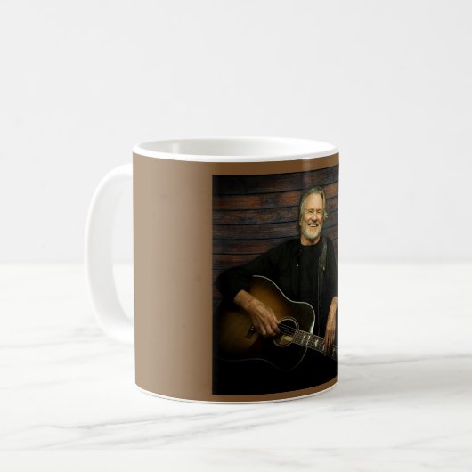 Kris Kristofferson Kaffeetasse (Vorderseite Links)