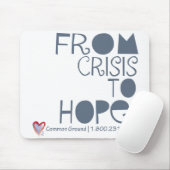 Krise, zum der Mausunterlage zu hoffen Mousepad (Mit Mouse)