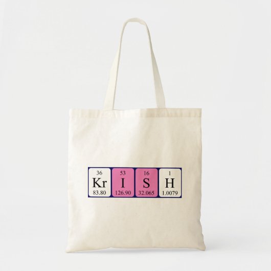 Krish Periodenname Tasche (Vorne)