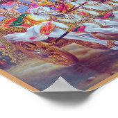 Krishna-Arjun Poster (Ecke)