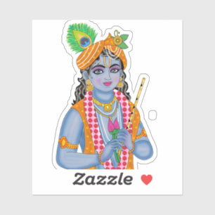 Krishna-Aufkleber Aufkleber