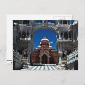 Krishna Balaram Temple, nördlicher Uttar Pradesh, Postkarte (Vorne/Hinten)