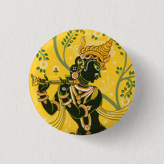 Krishna Button (Vorderseite)