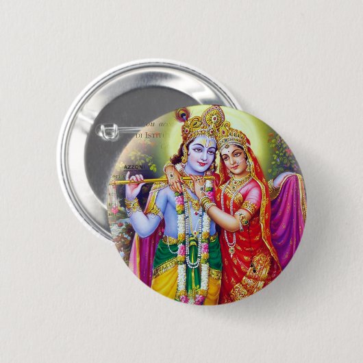 Krishna Button (Vorne & Hinten)