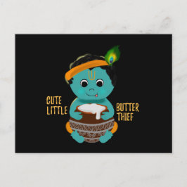 Krishna cards Baby Krishna Art Postkarten Spritual