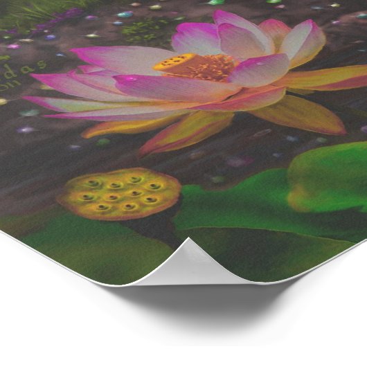 Krishna Chandra print Poster (Ecke)