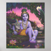 Krishna Chandra print Poster (Vorne)