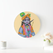 Krishna Clock Große Wanduhr (Zuhause)