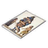 Krishna drückte durch die Kaliya Schlange, von Notizblock (Linke Seite)