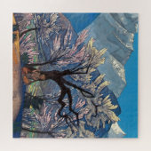 „Krishna - Frühling in Kulu“ von Nicholas Roerich Puzzle (Horizontal)