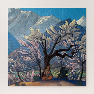 „Krishna - Frühling in Kulu“ von Nicholas Roerich Puzzle