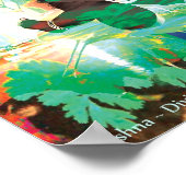 Krishna ~ Göttliches Kind Poster (Ecke)