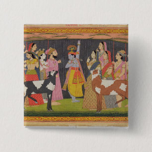 Krishna Hebeberg Govardhana aus dem 'Bhagav Button