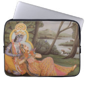 Krishna hindische Gottheit 13" Laptop/Macbook Laptopschutzhülle (Vorderseite)
