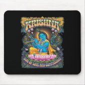 Krishna Hinduismus Mousepad (Vorne)