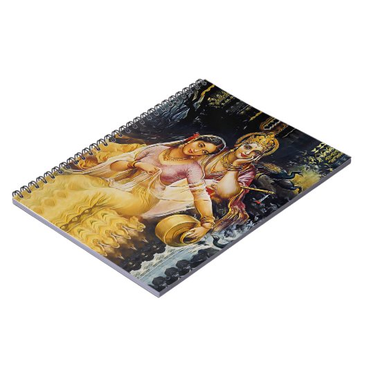 KRISHNA - Hintere Gottheit - Notizblock (Linke Seite)