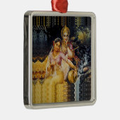 KRISHNA - Hintere Gottheit - Ornament Aus Metall (Rechts)