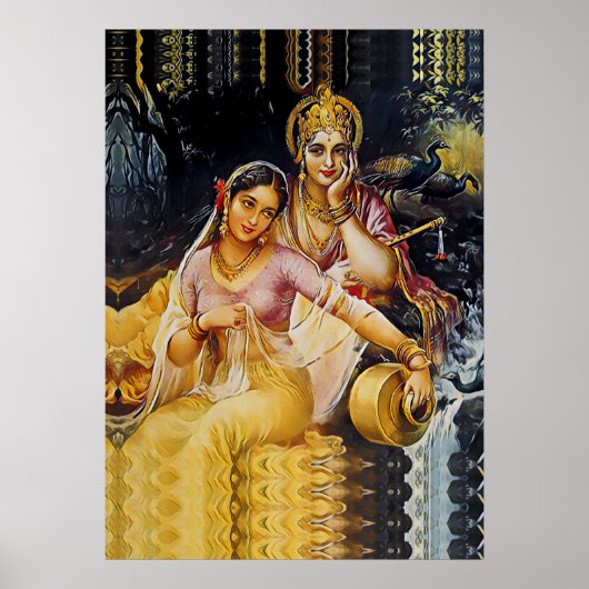 KRISHNA - Hintere Gottheit - Poster (Vorne)