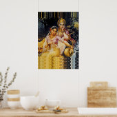 KRISHNA - Hintere Gottheit - Poster (Küche)