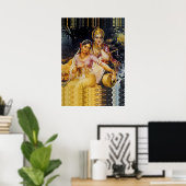 KRISHNA - Hintere Gottheit - Poster (Heimbüro)