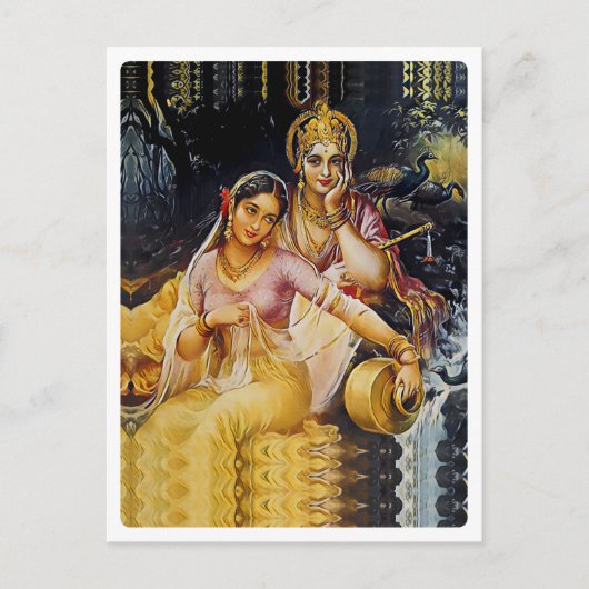 KRISHNA - Hintere Gottheit - Postkarte (Vorderseite)
