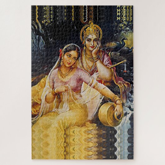 KRISHNA - Hintere Gottheit - Puzzle (Vertikal)