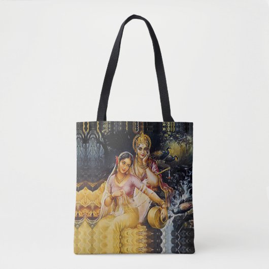 KRISHNA - Hintere Gottheit - Tasche (Vorderseite)
