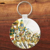 KRISHNA IN MAHABHARAT SCHLÜSSELANHÄNGER (Vorderseite)