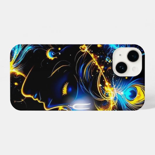 Krishna iPhone Hülle (Rückseite (Horizontal))