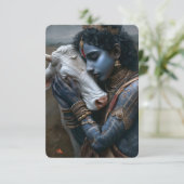KRISHNA & KUHK DANKESKARTE (Stehend Vorderseite)