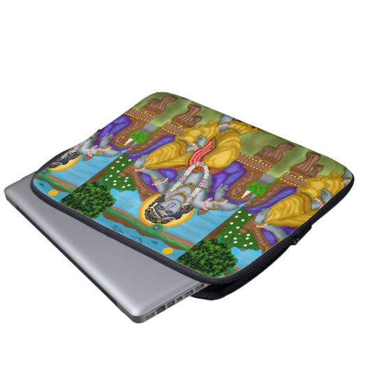 Krishna Laptop Case (Vorne Knopf)