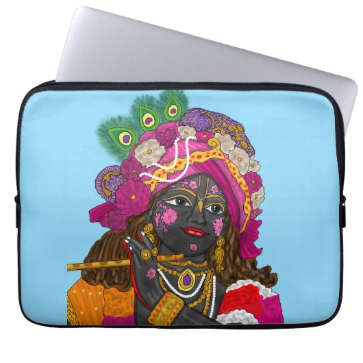 Krishna laptopschutzhülle (Vorderseite)