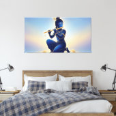 Krishna Leinwanddruck (Insitu (Schlafzimmer))