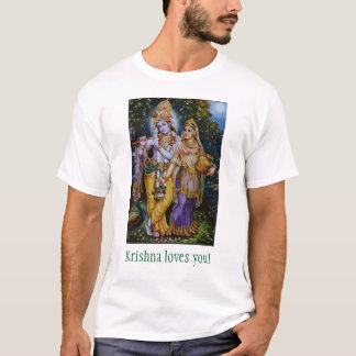 Krishna Lieben Sie! T-Shirt