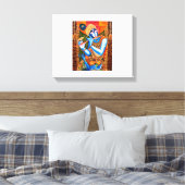 KRISHNA MIT DEM FLUT LEINWANDDRUCK (Insitu (Schlafzimmer))