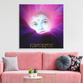 Krishna Morning Glory Namaste Leinwand Pri (Insitu (Wohnzimmer))
