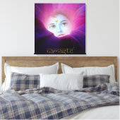 Krishna Morning Glory Namaste Leinwand Pri (Insitu (Schlafzimmer))