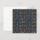 Krishna-Muster Einladung (Vorne/Hinten)