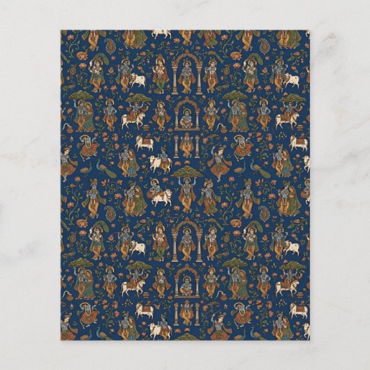 Krishna-Muster Flyer (Vorne)