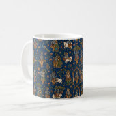 Krishna-Muster Kaffeetasse (Vorderseite Links)