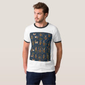 Krishna-Muster T-Shirt (Vorne ganz)