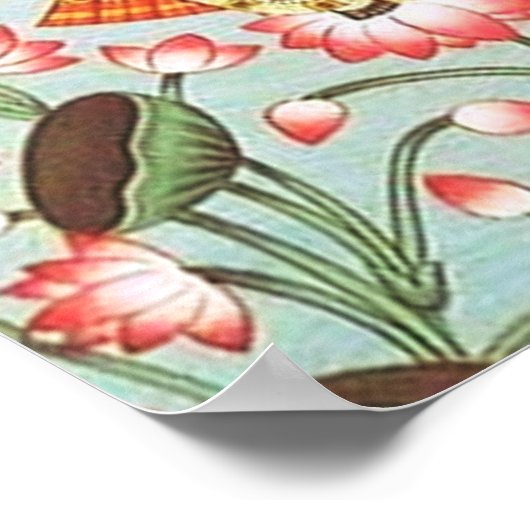 krishna pichwai poster (Ecke)