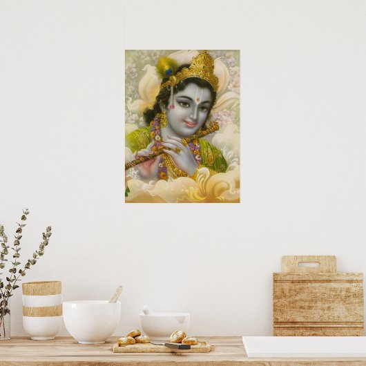 Krishna Poster (Küche)