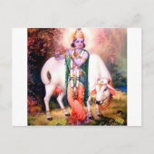 krishna postkarte (Vorderseite)