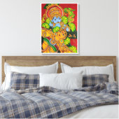 Krishna radha Wandmalerei Leinwanddruck (Insitu (Schlafzimmer))